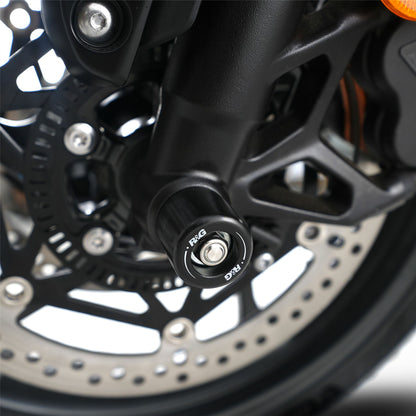 Fork Protectors for Triumph Street Triple R / RS 765 '17-, Street Triple S 765  '17-'20, Daytona 660 '24-, Trident 660 '21- & Daytona Moto2™ 765 '20- '24 (small bobbin)
