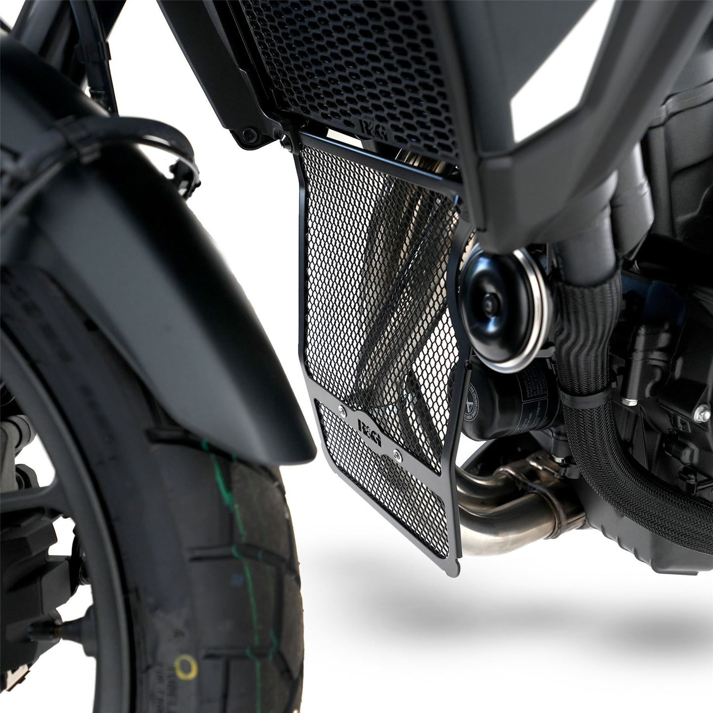 Downpipe Grille for the Honda CB500X '19- & CB400X '19-, NX500 '24- Radiator Guard Colour: Red