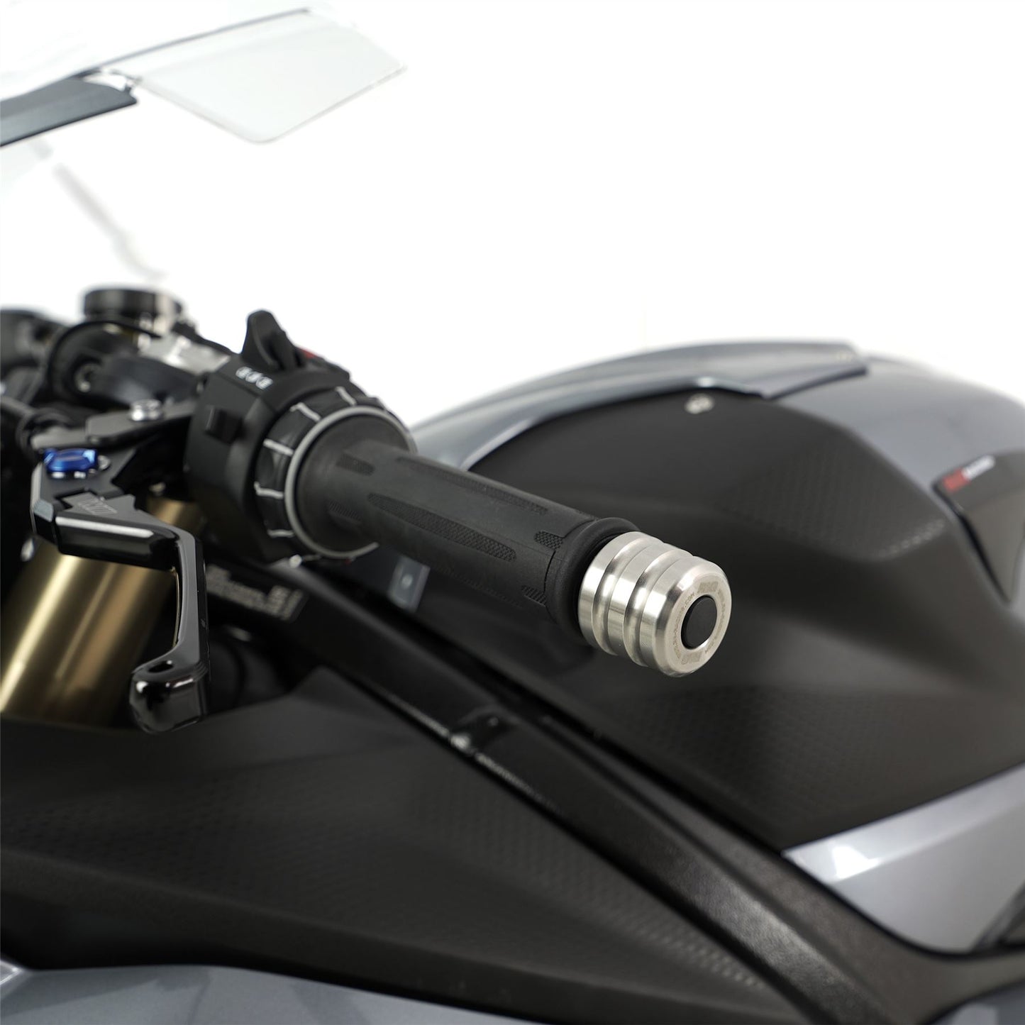 R&G Stainless Steel Bar End Sliders for the BMW F900 R '25-, M1000RR '21- '24, S1000RR '23- , Yamaha Tracer 9 '21- '24, Tracer 9 GT '21- & Tracer 9 GT Plus '25-