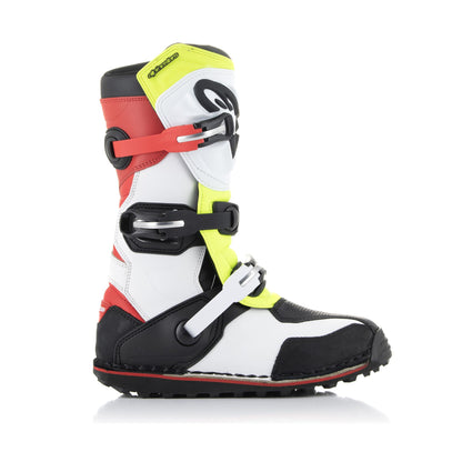 Alpinestars Tech T - White Red Yellow Fluo Black - US 11 / EU 45.5