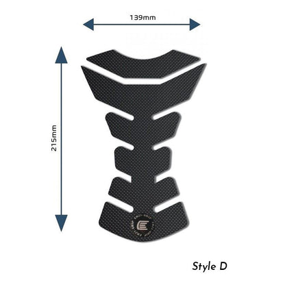 Eazi-Grip PRO Centre Tank Pads Style : Style D Eazi-Grip Colour: Black