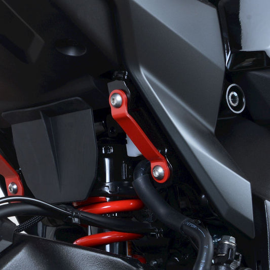 Rear Foot Rest Blanking Plates for Suzuki Katana '19- Colour: Black