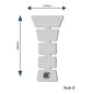 Eazi-Grip EVO Centre Tank Pads  Style : Style E Eazi-Grip Colour: Clear