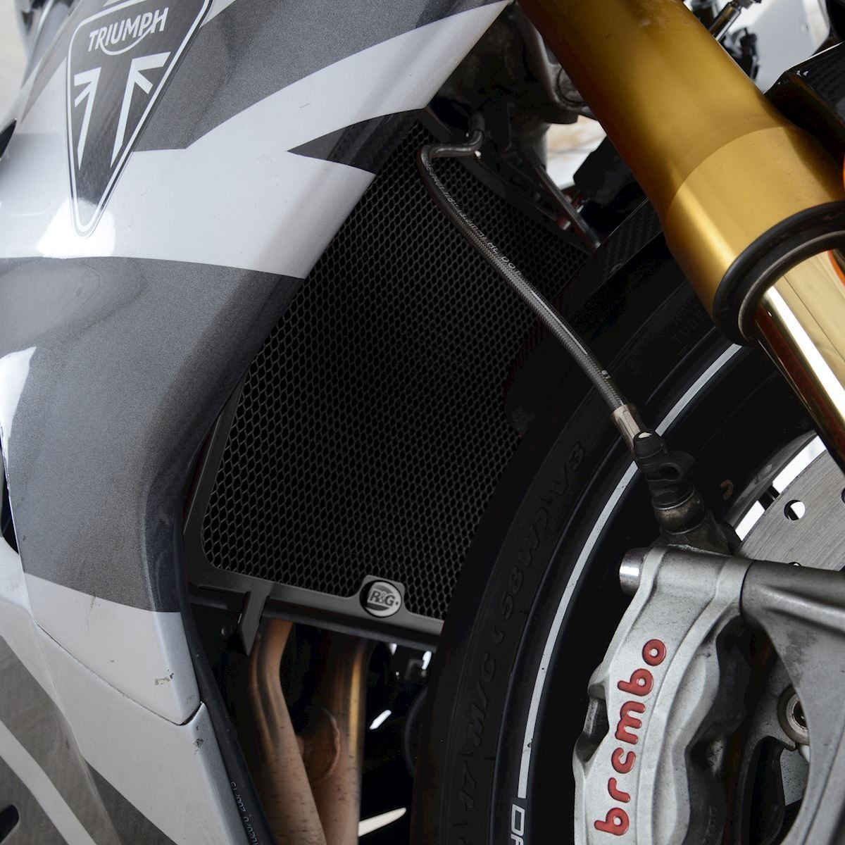 Radiator Guards for Triumph Daytona Moto2™ 765 '20- Colour: Titanium