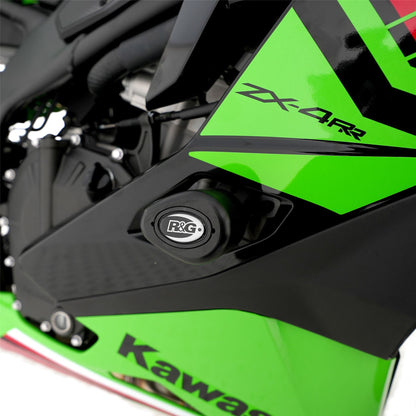 Crash Protectors - Aero Style for Kawasaki ZX-25R '20- & ZX-4R(R) (SE) ’23- '24 Colour: Black