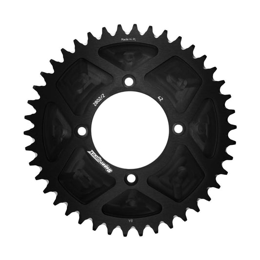 Supersprox Aluminium Rear Trials 2802/2-42 Black Solid Trial Rear AP-BT2802S
