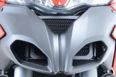 Oil Cooler Guard for Ducati Multistrada 1200 '10-'14 Radiator Guard Colour: Red