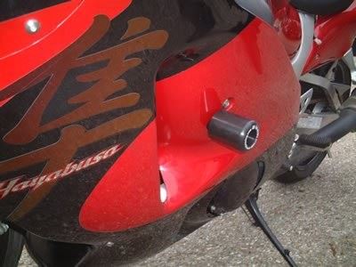 Crash Protectors - Classic Style for Suzuki GSX1300R Hayabusa '99-'07 Colour: Black