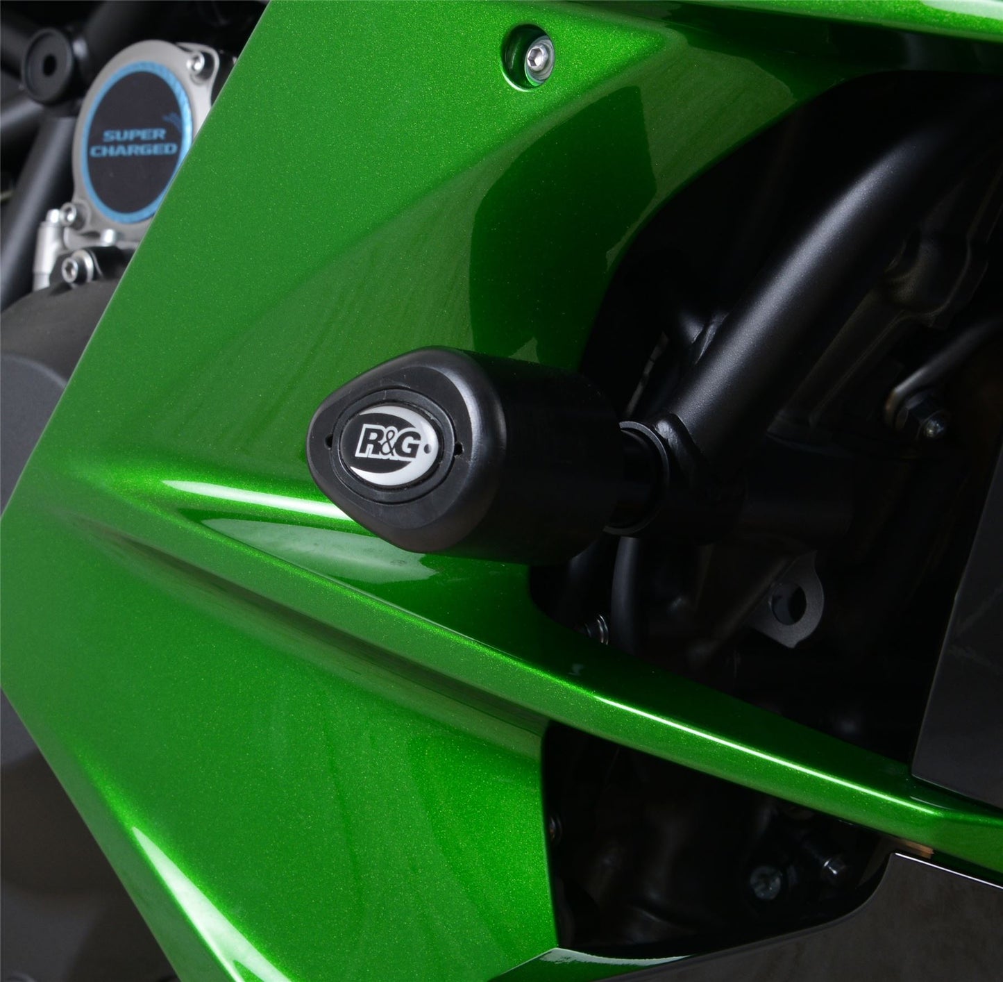 Crash Protectors - Aero Style for Kawasaki Ninja H2 SX '18-'22 Colour: Black