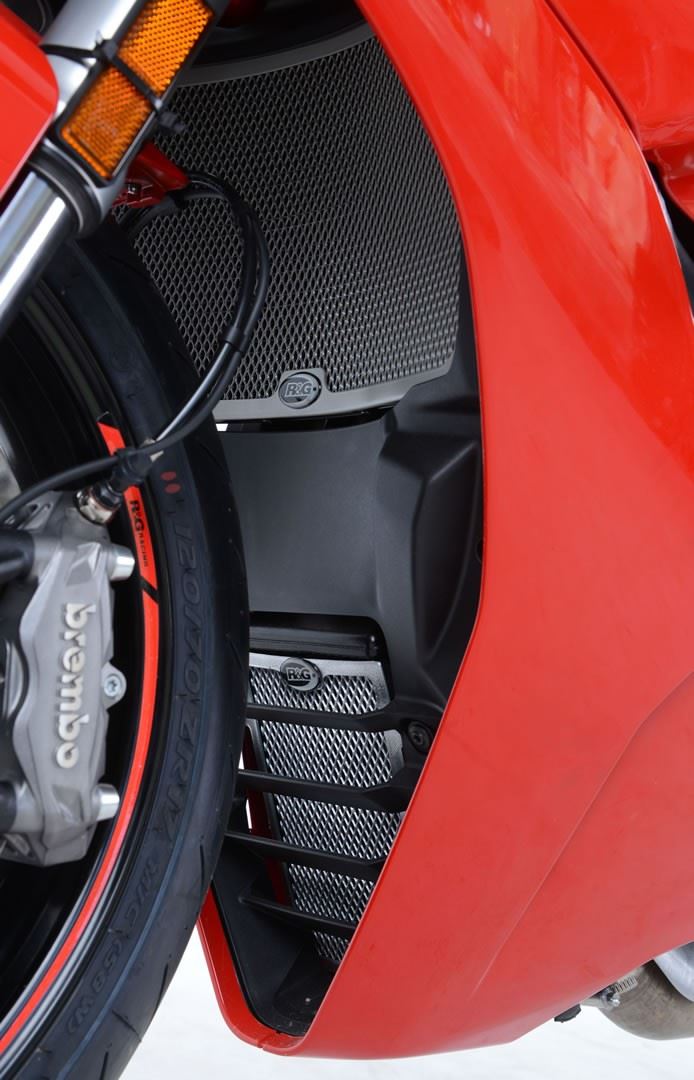 Oil Cooler Guard for Ducati Supersport/S '17-'20 & Supersport 950 S '21-  Colour: Red