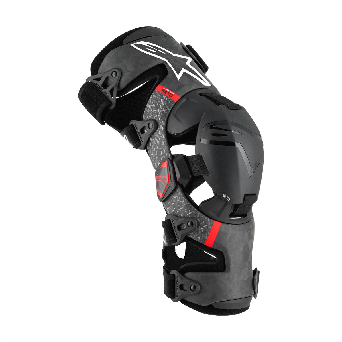 Alpinestars Supertech RK-10 Plasma Knee Brace - Black Red - M