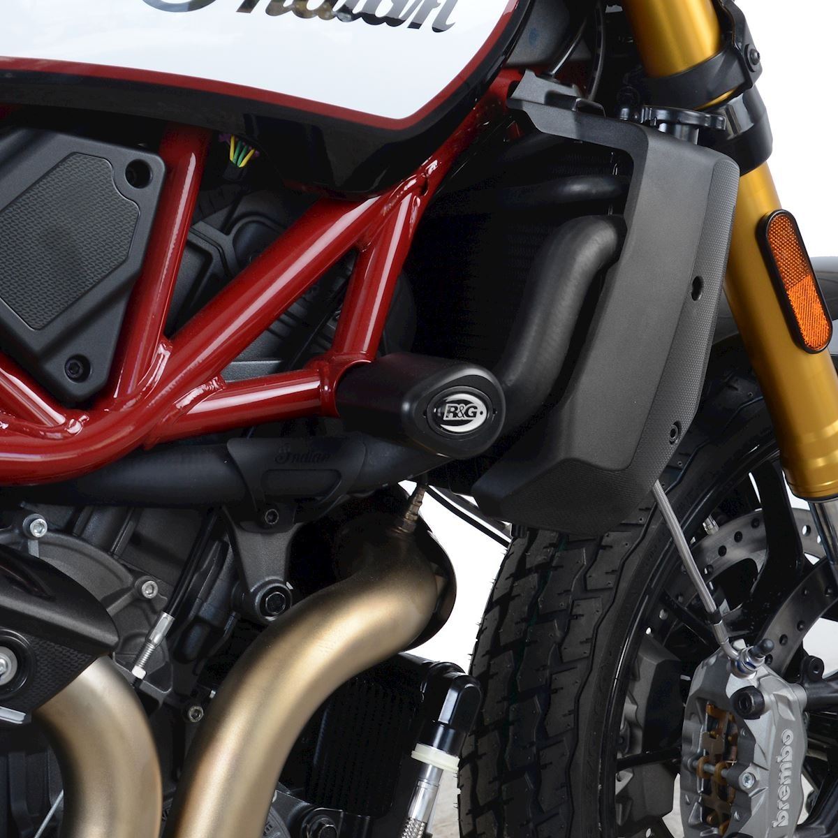 Crash Protectors - Aero Style for Indian FTR1200/S '19- Colour: Black