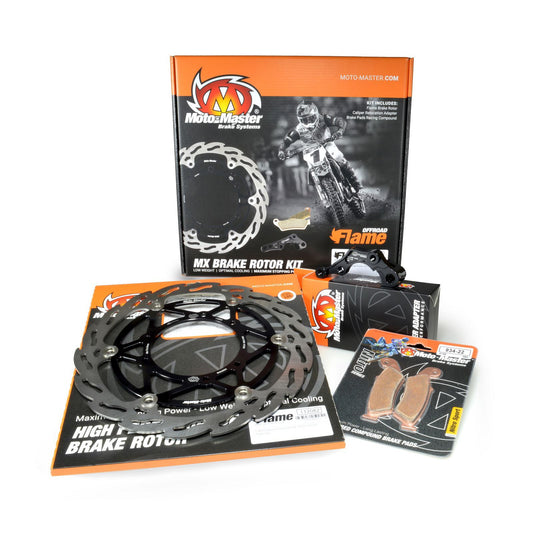 Moto-Master Brake Disc Kit - Floating 270mm Yamaha (Disc/Adapter/Pads)