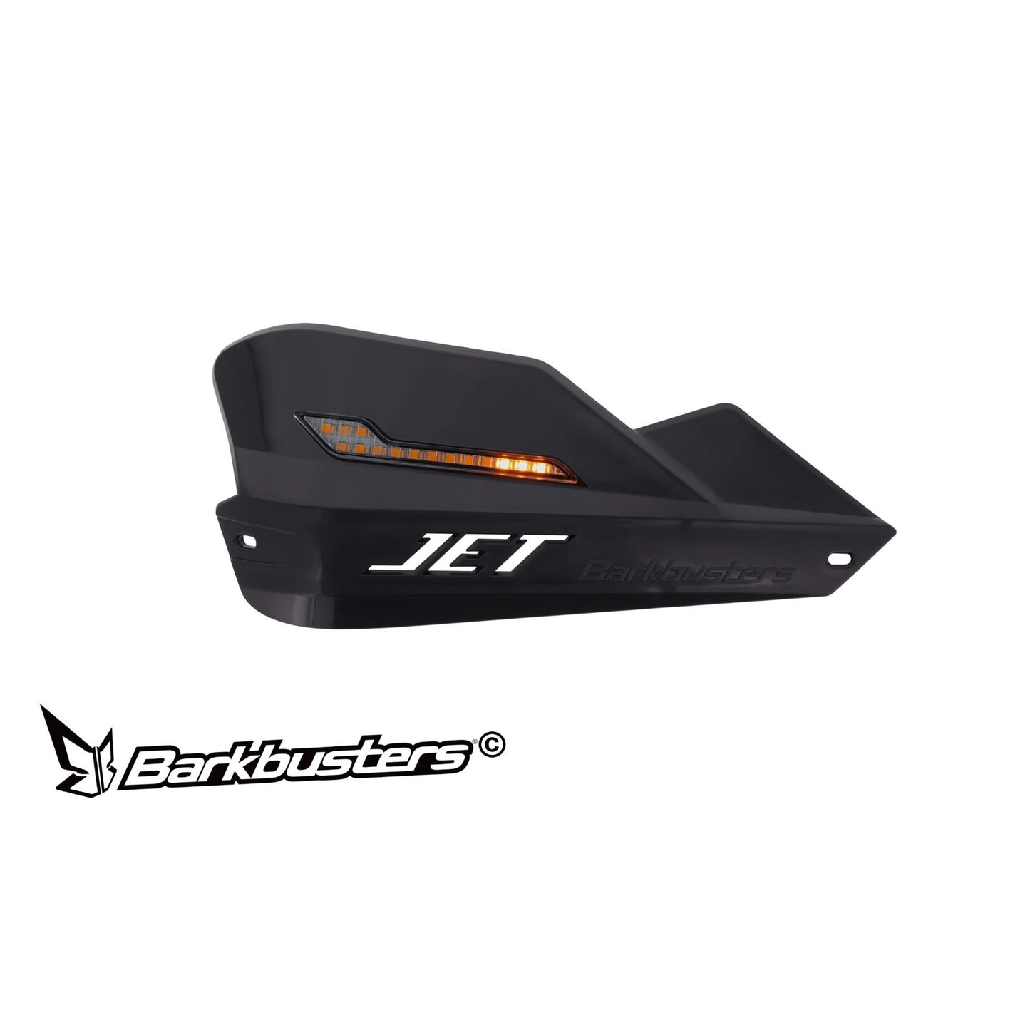 BarkBusters Handguard Kit Two Point Mount: BMW R1300GS '24-  & R1300GS Adventure '24- with Amber light in OEM Handguard