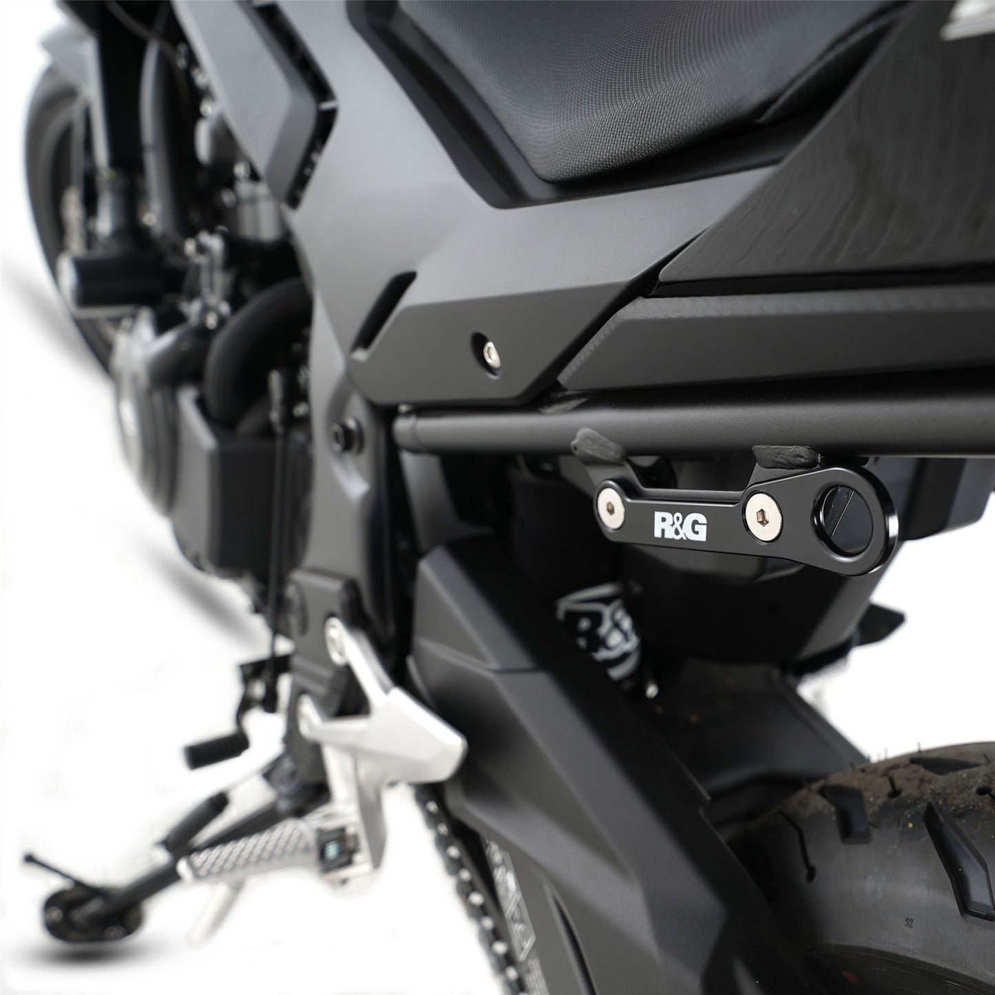 Tie-Down Hook for the Honda CBR500R '16-, CB500F '19- , CB400X '19-, CB500X '19- , NX500 '24- & Yamaha MT-125 '20-, Honda CB500 Hornet '24- Colour: Gold