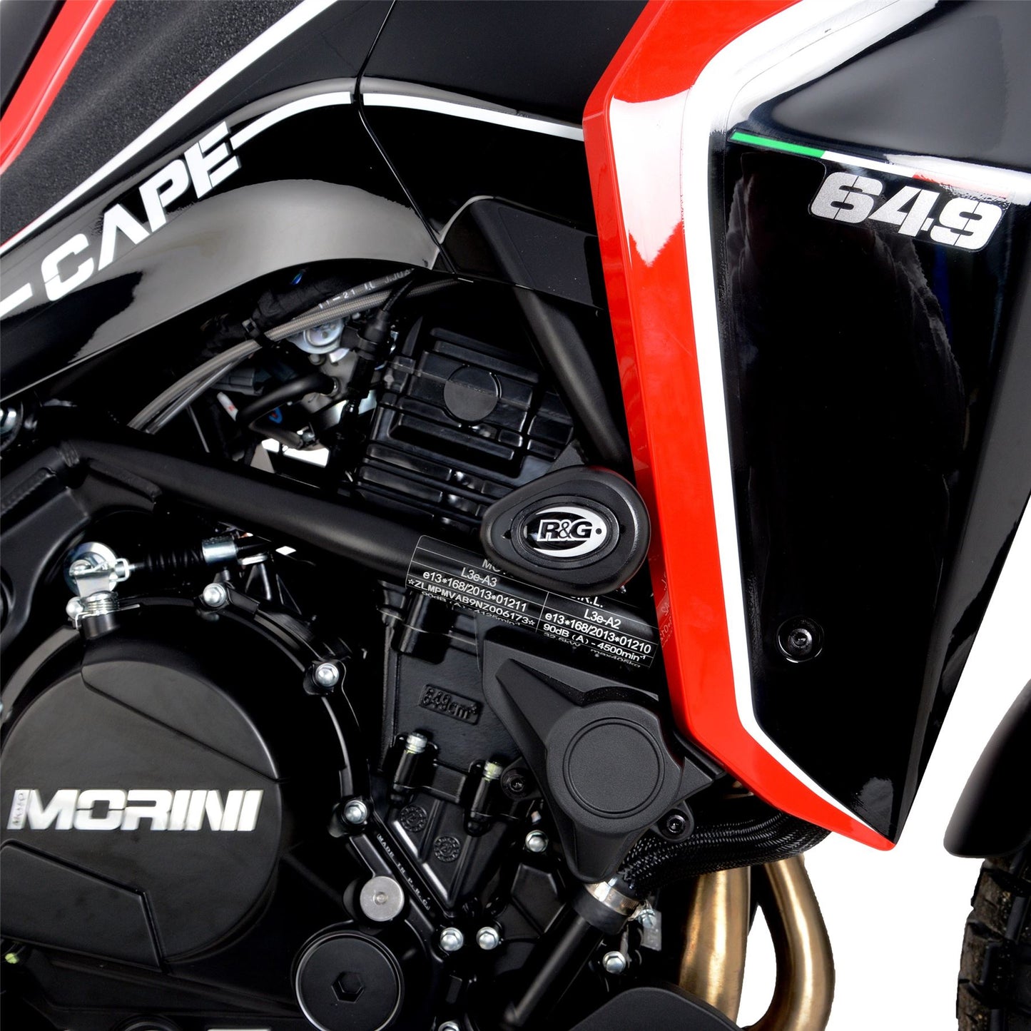 Crash Protectors - Aero Style for Moto Morini X CAPE 649 21-