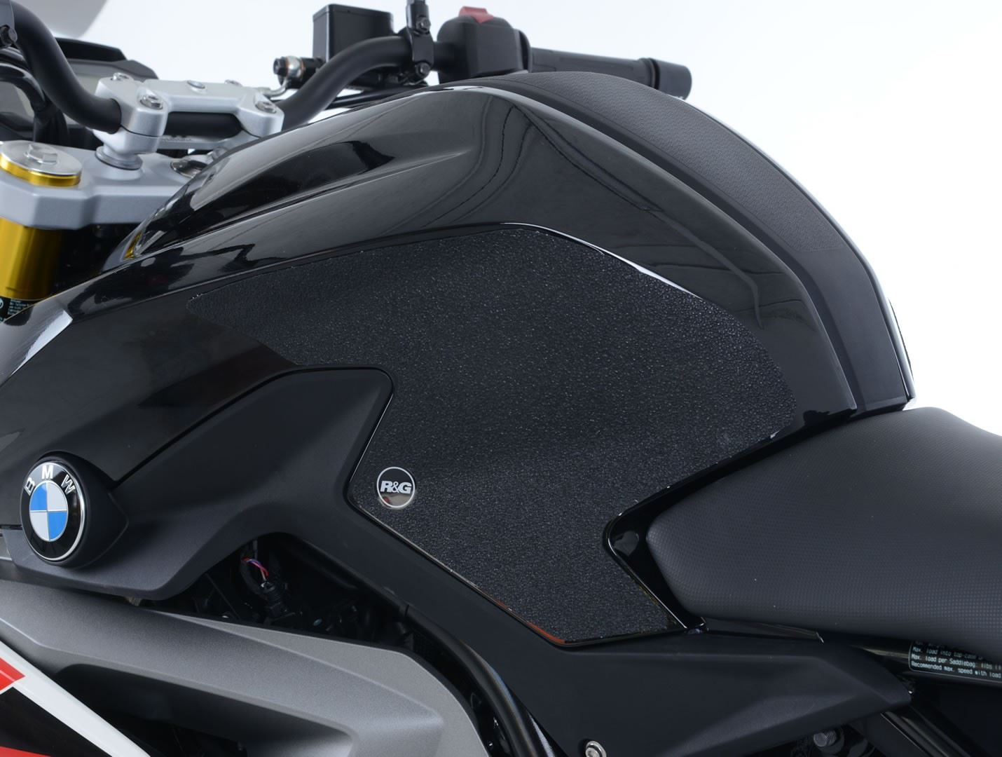 R&G Tank Traction Grips for BMW G310R '17-'20 Colour: Black