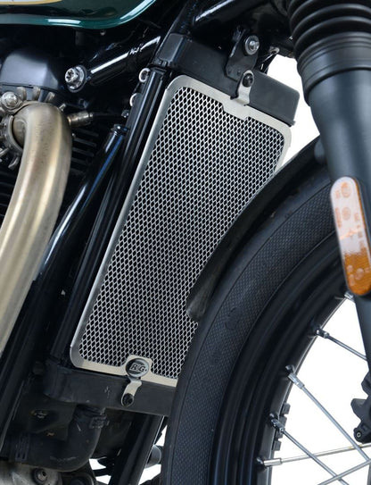 Radiator Guard for Triumph Bonneville Bobber '17-'20 Colour: Black