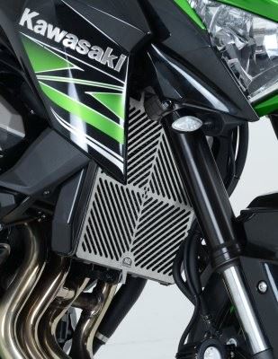 Stainless Steel Radiator Guard for for Kawasaki Z750 '07-/Z750R '11-'13/Z800 '13-'16/Z1000 '10- '24/Z1000SX '12- '24, VERSYS1000 '12- '24 /Versys 1100 ’25-/ Ninja 1000SX ’20- '24 & 1100SX '25-