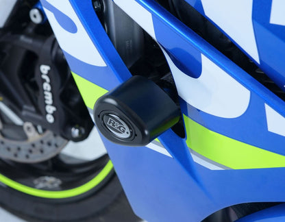 Crash Protectors - Aero Style for  Suzuki GSX-R 1000 '17- '24 / GSX-R1000R '17- '24  [Non-Drill Kit] Colour: White