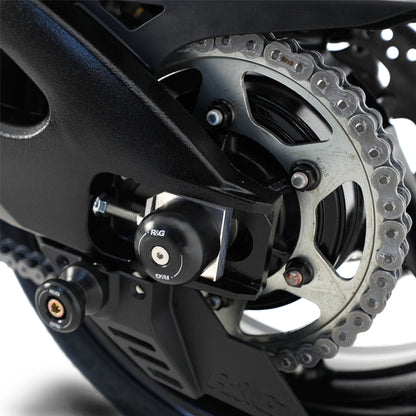 Swingarm Protectors for the Suzuki GSX-S1000, GSX-S1000FA '15-, Katana '19- & GSX-S1000 GT '22-, Suzuki GSX - S1000 GX '24-