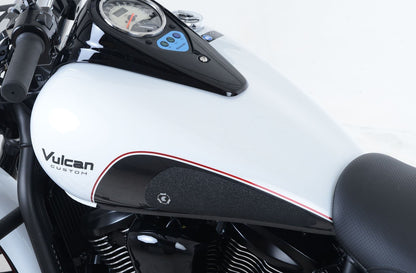 R&G Tank Traction Grips for Kawasaki Vulcan VN900 Csutom '07-, Classic '06- and Classic LT '11- Colour: Clear