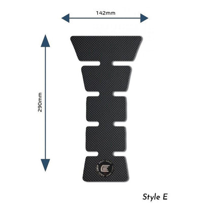 Eazi-Grip PRO Centre Tank Pads Style : Style E Eazi-Grip Colour: Black