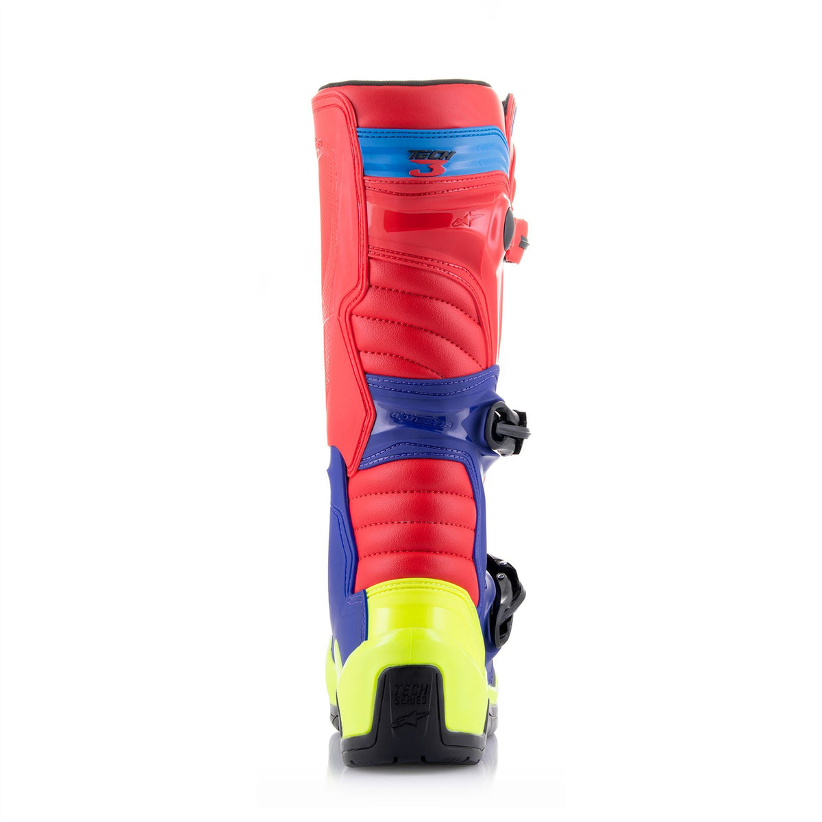 Alpinestars Tech 3 - Bright Red Dark Blue Yellow Fl - US 11 / EU 45.5
