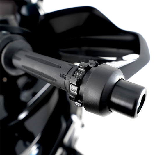 Kaoko Throttle Stabilizer for BMW F800GS '24-/ R1200GS LC, R1200GS LC Adventure (2013 models : Water Cooled Models Only), F750 GS '18-, F850 GS '18-, R1200R (2015-2019) & R1250 GS '18-/ F850GSA 19-(for use with or without OEM Handguards with Tourate