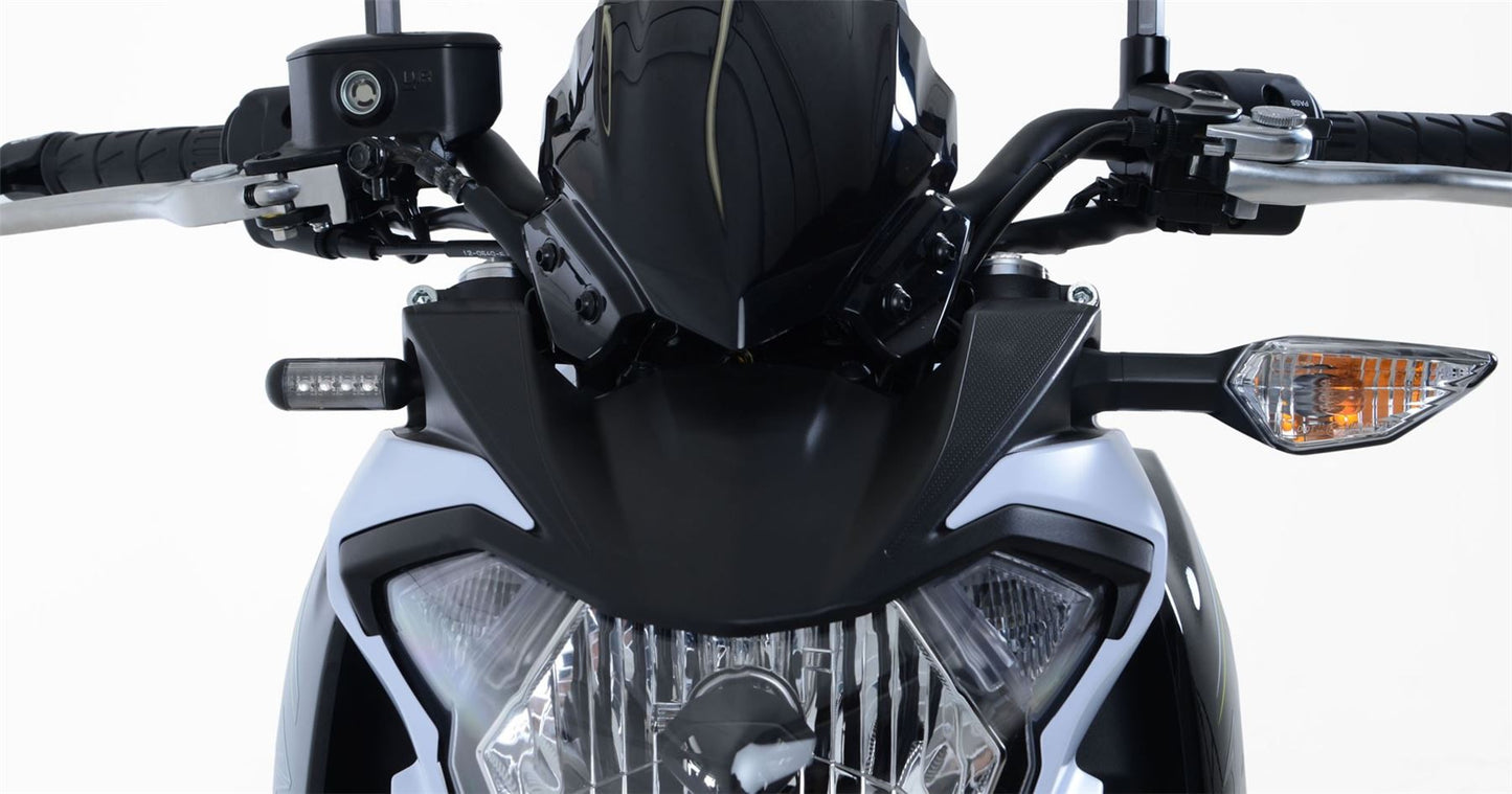 Front Indicator Adapter Kit for the Kawasaki Ninja 250 ('13-'17) Z1000 '14-, Z125, Z650 and Z300 models
