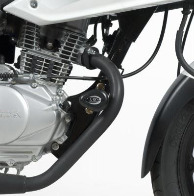 Crash Protectors - Aero Style for Honda CBF125 '09-'16 Colour: Black