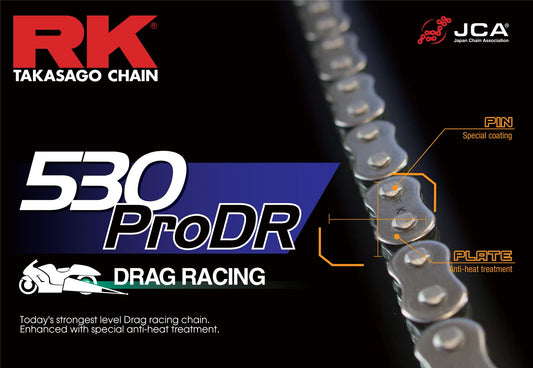 RK 530 PRO DR-170 Drag Race Chain