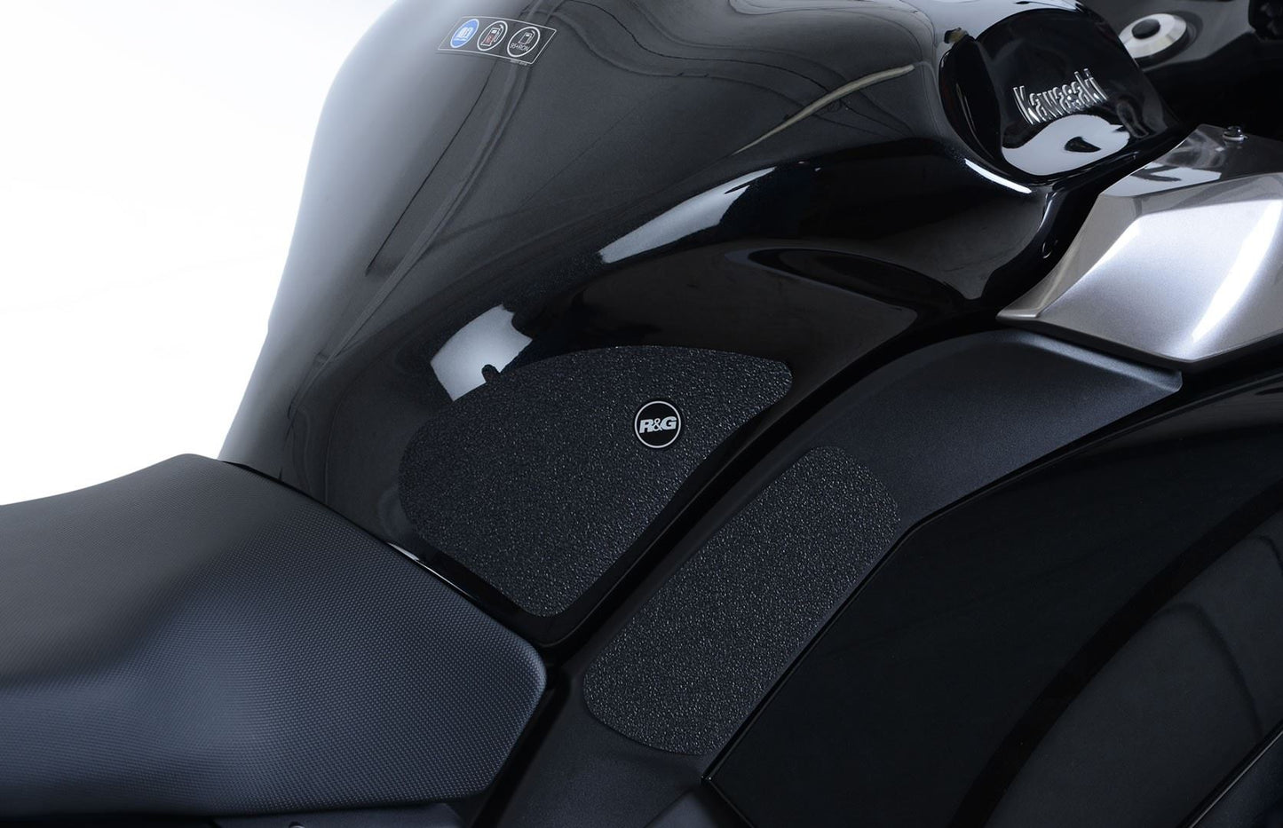 R&G Tank Traction Grip for Kawasaki Z1000SX '11-'19 / Ninja 1000SX ’20- '24 & Ninja 1100SX '25- Colour: Black