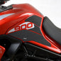 R&G Tank Traction Grips for Triumph Tiger 900 GT/ Rally '20- (Cut out for Graphics) Colour: Black