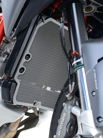 Radiator and Oil Cooler Guard for MV Agusta Rivale/Stradale/Turismo Veloce 800 '15- models Colour: Titanium
