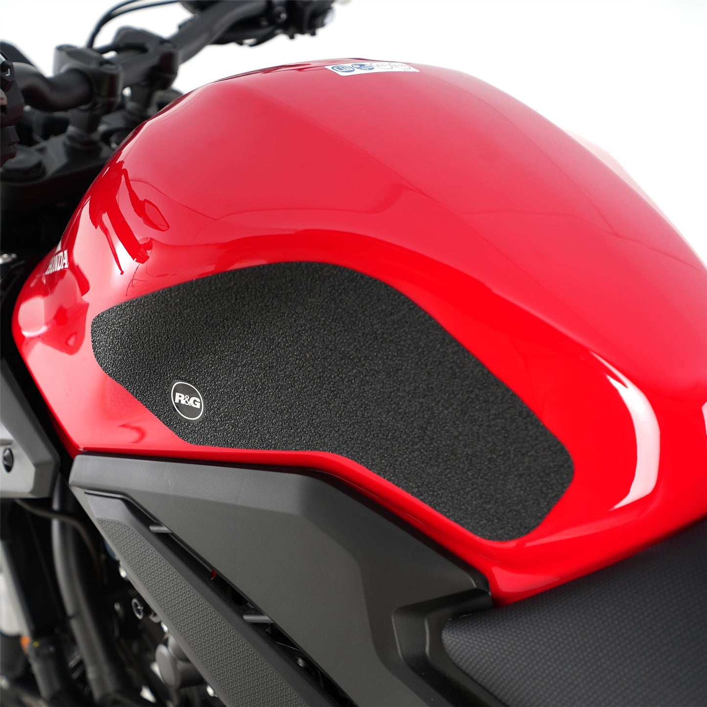 R&G Tank Traction Grips for Honda CBR500R '19- & CB500F '19- Colour: Clear