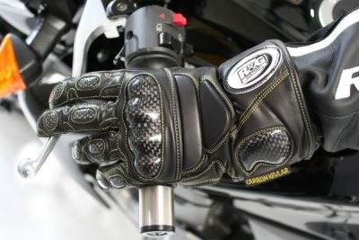 Leather Deluxe Motorcycle Gloves - Black Size: Extra Extra Large