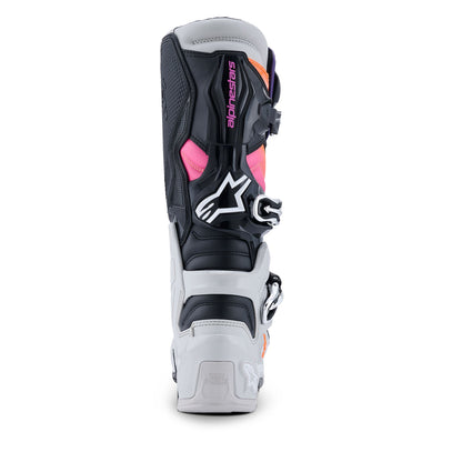 Alpinestars Tech 7 - Black Light Gray Orange Fluo Magenta - US 9 / EU 43