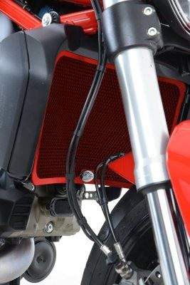 Radiator Guards for Ducati Monster 1200, 1200S, Monster 821 '14- & Hypermotard 950 ’19- (SP/RVE '21-), Diavel 1260 (S) '19-'20, Supersport (S) '17-20 & Supersport 950 S '21-  Colour: Black