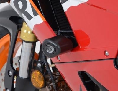 Crash Protectors - Aero Style for Honda CBR600RR ('13-'16) - NON DRILL KIT Colour: Black