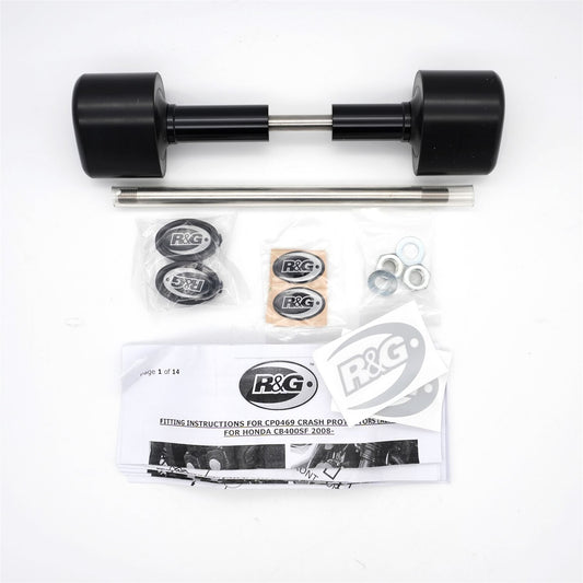 Crash Protectors - Aero Style for Honda CB400SF '08- Colour: Black