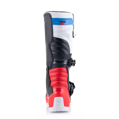 Alpinestars Tech 3 - White Bright Red Dark Blue - US 10 / EU 44.5