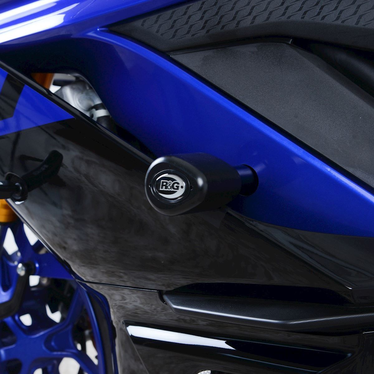 Crash Protectors - Aero Style for Yamaha YZF-R25 '19- & YZF-R3 '19- Colour: White