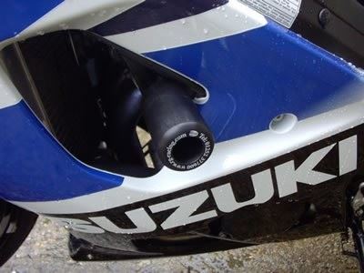 Crash Protectors - Classic Style for Suzuki GSXR1000 K3-K4 Colour: Black