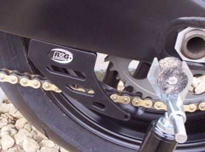 Toe Chain Guards - Aluminium - Black
