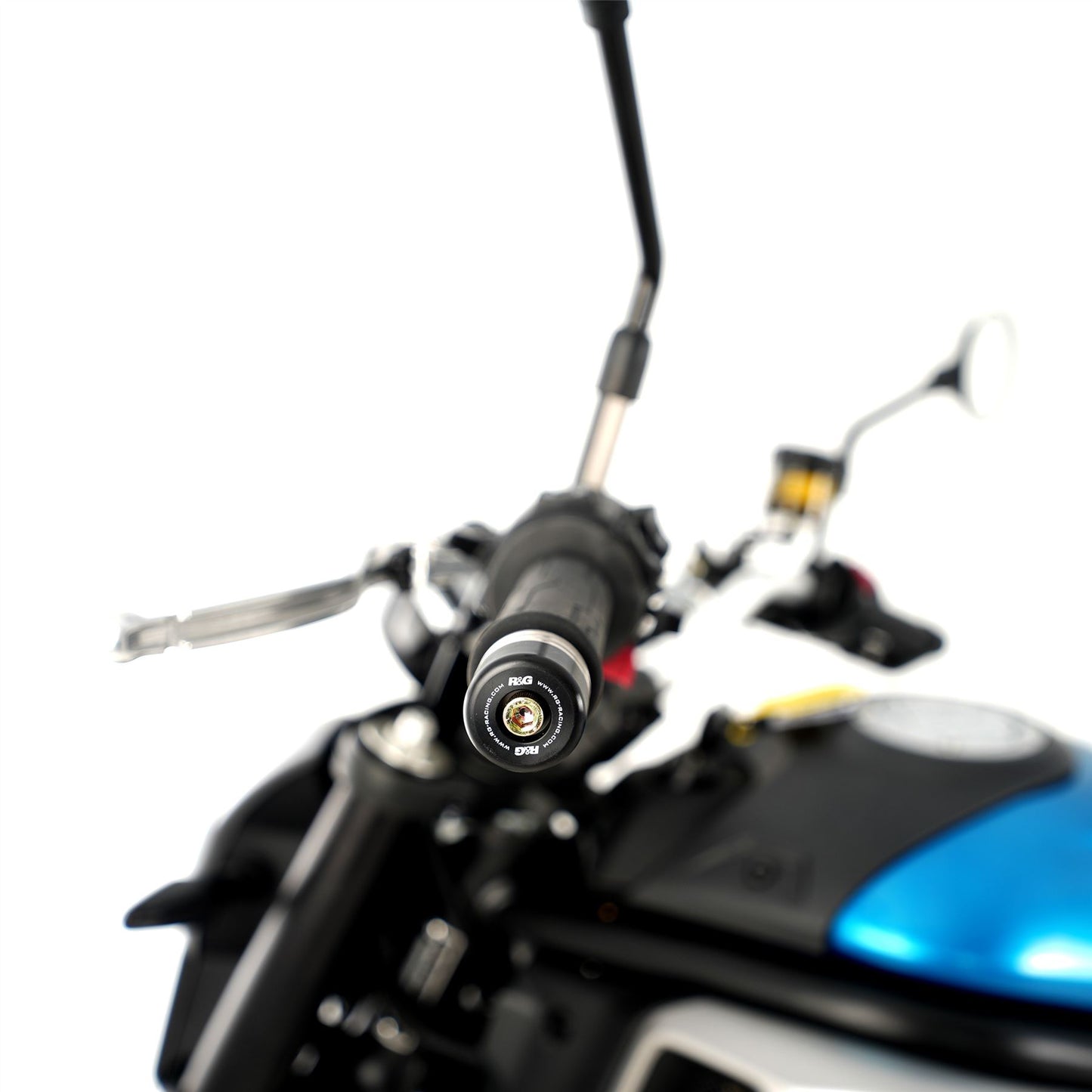 Bar End Sliders for the Ducati Panigale V4(S), Speciale '18-, V4R '20-, Monster 950 (+) '21-, Monster 937 (+) '21-, CFMoto 450SS/SR '23-, CFMoto 700CL-X Heritage '21-, CFMoto 650GT '19- / CFMoto 300NK '21- & Vmoto Stash '24-