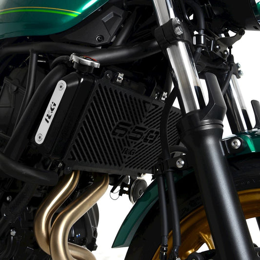 Branded Radiator Guard For Kawasaki Z650  ’17- / Z650RS  ’21- '24  / Ninja 650 ’17- '24