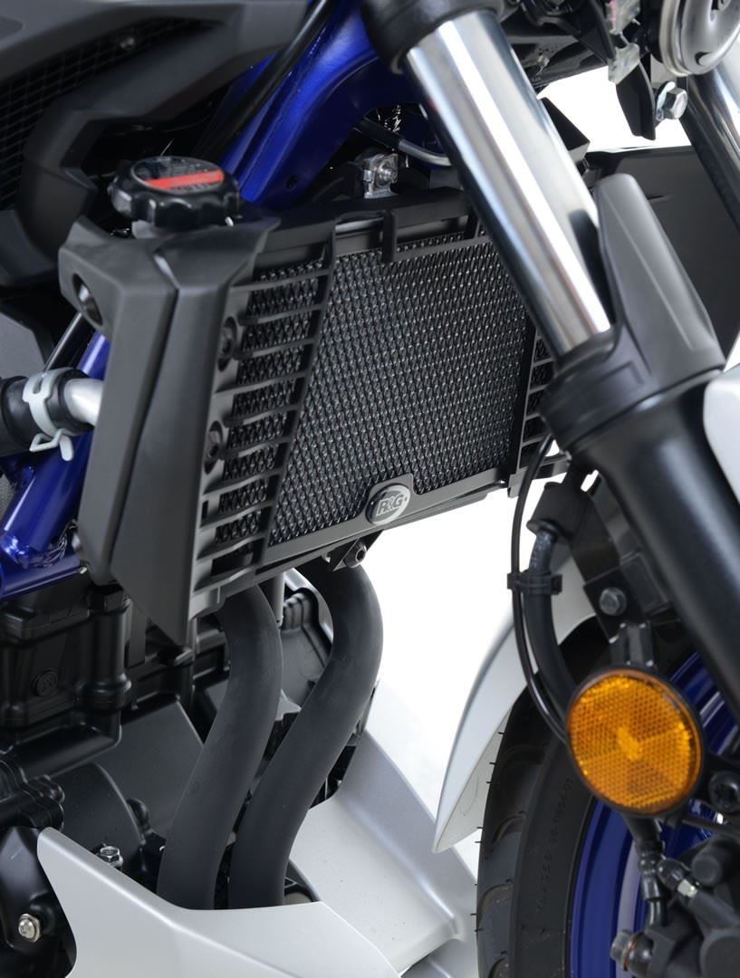 Radiator Guards for Yamaha YZF-R25 '14-, YZF-R3 '15-, MT-25 & Yamaha MT-03 '16-  Colour: Black