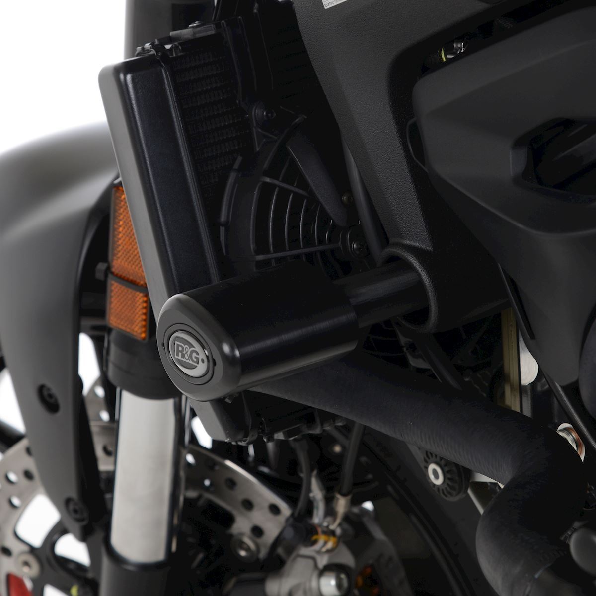 Crash Protectors- Aero Style for Ducati Monster 950 (+) '21- & Monster 937 (+) '21- Colour: Black