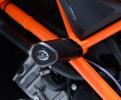Aero Crash Protectors for KTM 1290 Super Duke R '14-'19 Colour: White